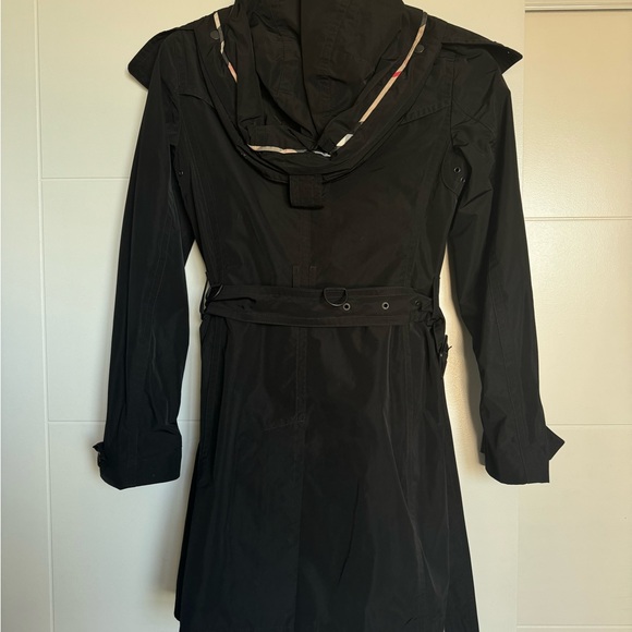 Burberry Brit Black Rain Coat - Picture 7 of 10